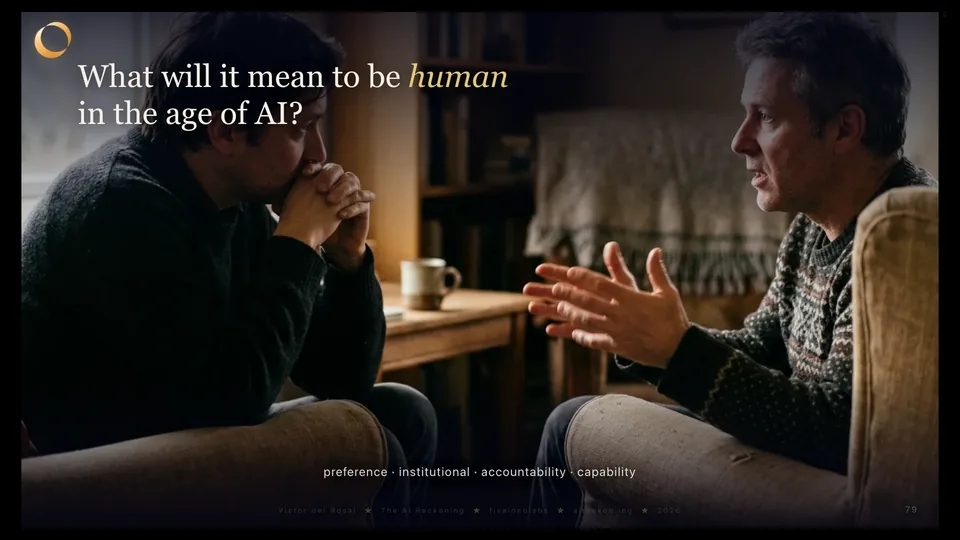 What will it mean to be human in the age of AI?